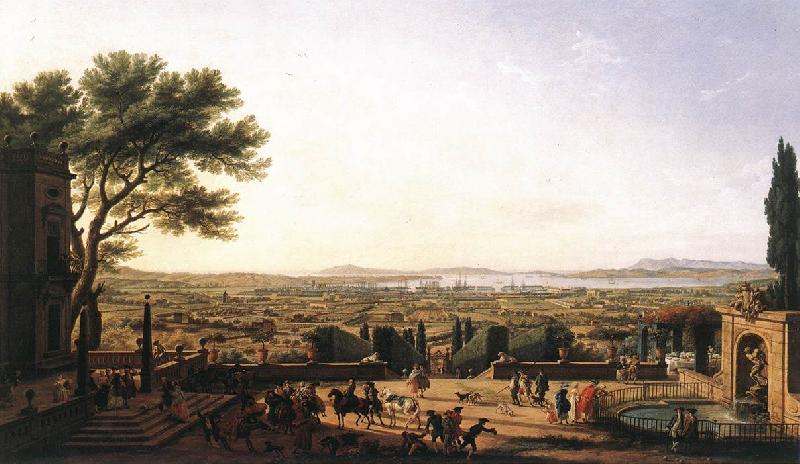 VERNET, Claude-Joseph The Town and Harbour of Toulon aer Germany oil painting art